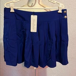 Chouyatou Women's Blue Mini Skirt